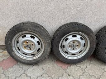 Plechové disky 185/60 R14 zimní pneu
