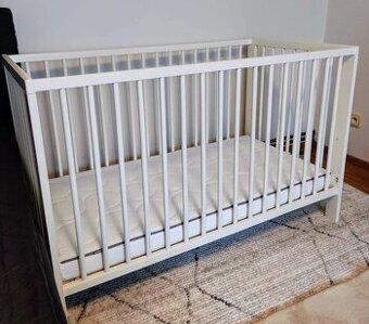 Postýlka s matrací IKEA