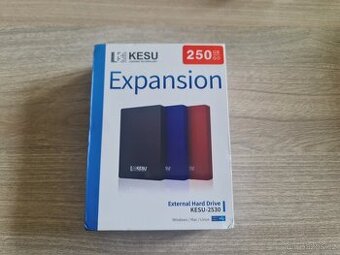 250Gb 2.5 externí disk USB 3 barva modrá nový - 1