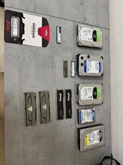 SSD - HDD - RAM - (PC KOMPONENTY)