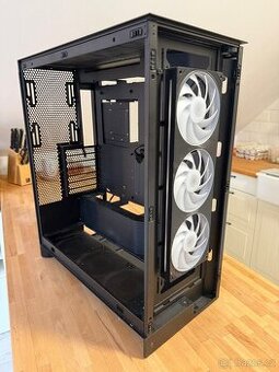 Prémiová PC skříň NZXT H7 Flow (2024) - All Black