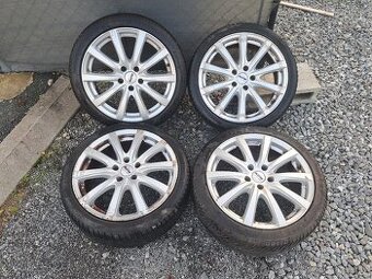 18'' Alu kola platin = 5x112 + zimní pneu 225/40