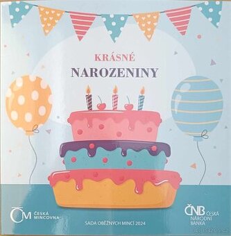 Sada oběžných mincí Krásné Narozeniny 2024
