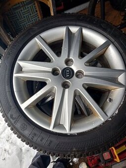 Alu disky 17 + zimni pneu, 4x100