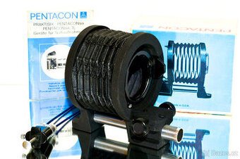 Pentacon SIX Makro měchové zařízení + spoušť TOP