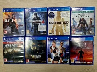 Ps4 hry v pěkném stavu od 100kč