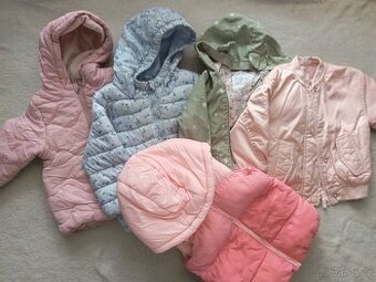 Dětské bundy pro holčičku 9-12měsíců
