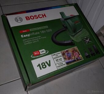 Bosch Aku kompresor EasyInflate 18V 500 + akumulátor 2Ah + n