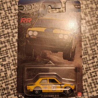 Hotwheels Datsun 510 rally silver series