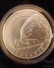 5 ks Investiční stříbrné mince Orel 2022 1 OZ