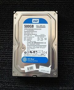 HDD 3,5" kvalitni pouzity disk WD 500 GB - 1