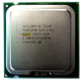 CPU Intel Dual-Core Pentium E5200 + E6300