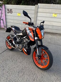 KTM 125 Duke, nová baterka, laděný výfuk