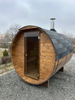 Finská zahradní sudová sauna - výroba v ČR
