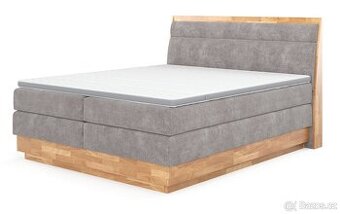 NOVÁ 160x200 Postel s boxspring Incana šedá