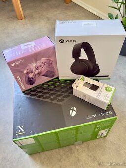 🎮Xbox Series X 2TB, 3 ovladačá, bezdratová sluchátka