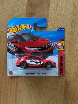 Hot Wheels - 2018 Honda Civic Type R - Then and Now - HYY64 - 1