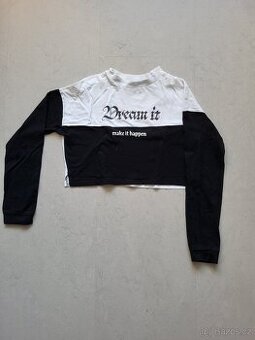 Croptop s dlouhým rukávem velikosti 152/158 cm - 1