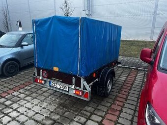 Krytý přívěs přepravník, plato, přívěs, Autopřepravnik,vozik