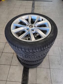 Prodám zimní originální sadu ALU kola Modus 5x112/r18
