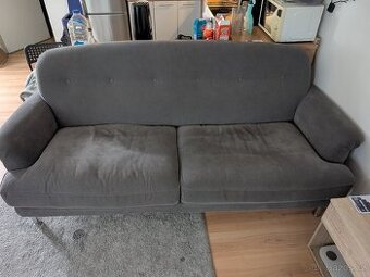 Pohovka IKEA ESSEBODA – 3místná, šedá (Tallmyra šedá)