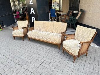 Sedací sestava Chippendale KOMPLET sedačka+2křesla