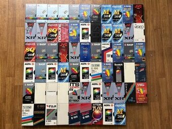 VIDEOKAZETY VHS NAHRANÉ