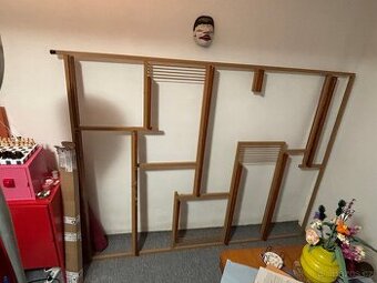 Retro květinová stěna