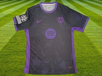Fotbalový dres FC Barcelona Black 25/26 – Authentic edice
