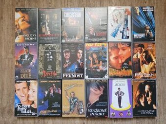 PRODÁM SADU 24KS FILMŮ NA ORIGINÁLNÍCH VHS - SUPER STAV