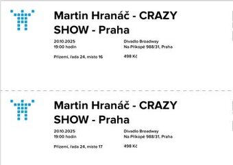 Crazy show Martina Hranáče PRAHA