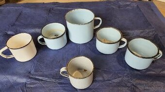 Starý smaltovaný plecháček, kus 69 Kč