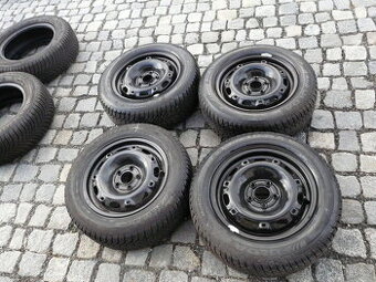 ZIMNÍ PNEU + DISKY 185/60R14ŠKODA 14" VW SEAT