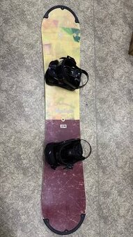 Snowboard Nitro 142cm s vázáním Drake - 1