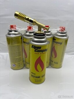 Mosazný hořák + 4x kartuš