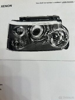 Nová přední světla na Land Rover, range rover