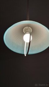 Skleněný stahovací lustr