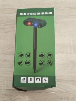 Solární ultrazvukový odpuzovač s alarmem
