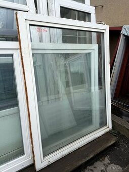 okno plastové 148x177 cm bílé pouze sklopné