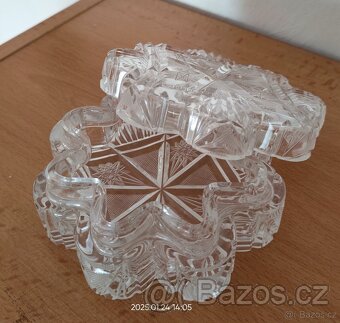 Skleněné retro dózičky s víkem