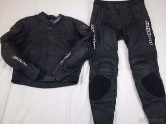 Probiker PRX Black pánska kožená moto kombinéza 58 3XL
