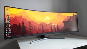 Herní velký LCD 49" Samsung Odyssey C49RG90 Qled