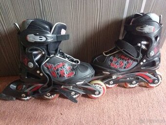 Dětské kolečkové brusle stelka 23-26cm