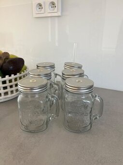 Sklenice s víčkem 6ks - 1