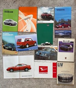 Daihatsu, Lada, Jaguar, Rover - Výprodej prospekty