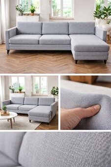 Sedaci souprava nova šeda