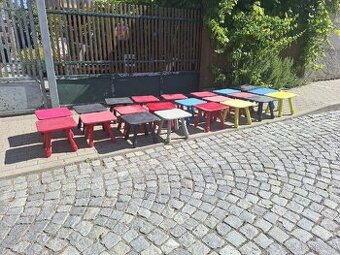 45x Kovové Stoličky