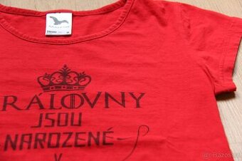 Tričko s krátkým rukávem Královny - vel. S/M