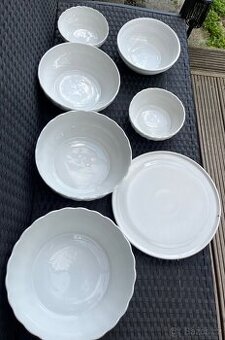 7 starých masivních porcelánových mís – EPIAG, H&C Chodau, H