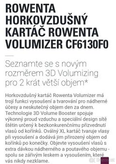 Horkovzdušný kartáč Rowenta